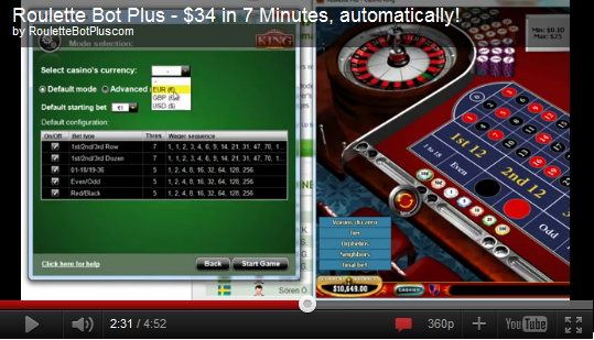 Erfahrung mit roulette bot plus