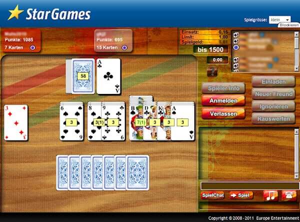 Canasta online spielen
