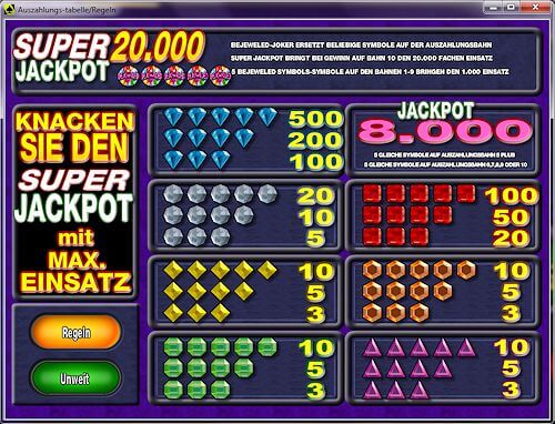 Bejeweled  im InterCasino