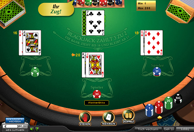 Blackjack im 888 Casino