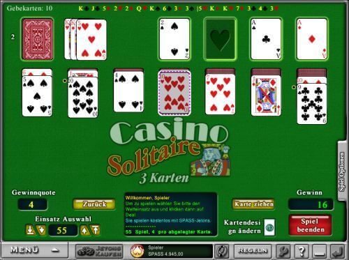 Solitaire online spielen