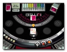 Blackjack beim Casino Bellini spielen
