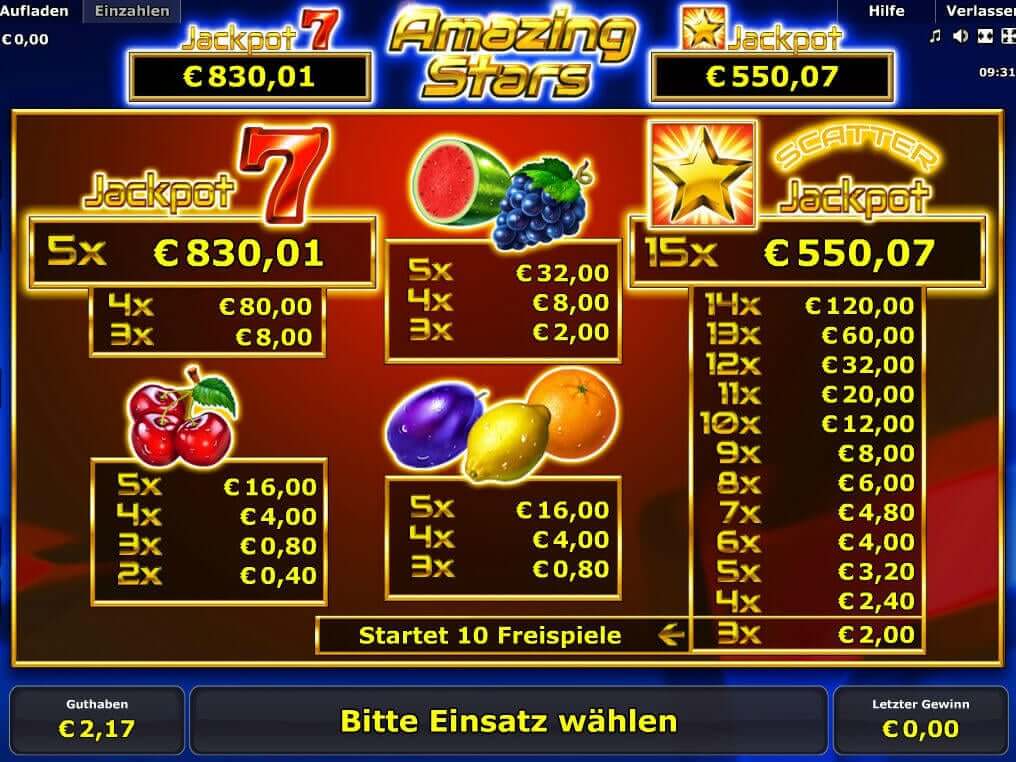 amazing stars spielen amazing stars spielen