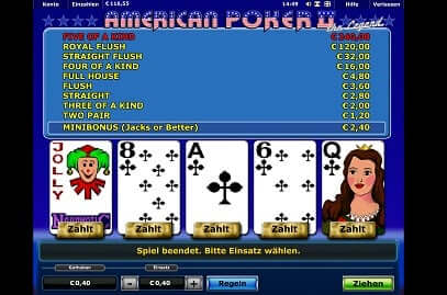 American Poker 2 online spielen