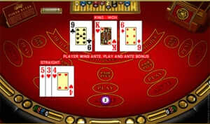 3 Card Poker beim Yukon Gold Casino