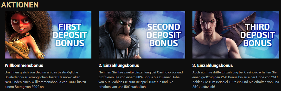 Casinovo Bonusangebot Casinovo Bonusangebot