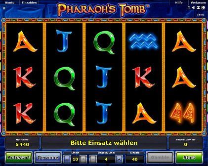 Pharaos Tomb kostenlos spielen