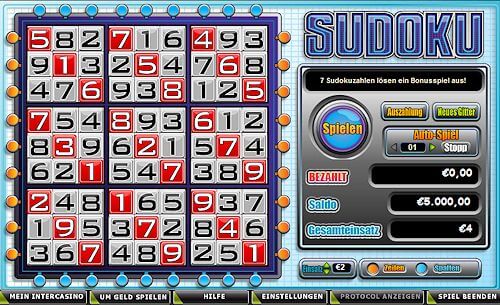 Sudoku bei Stargames