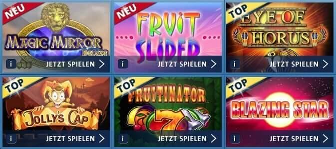 Die Merkur Spiele bei Sunmaker