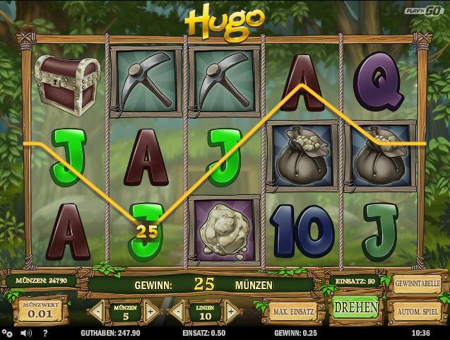 Hugo Slot online spielen