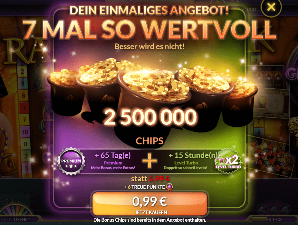 Jackpot.de Bonus Code Exklusiv 3,25 Mio. Chips (März 2025)