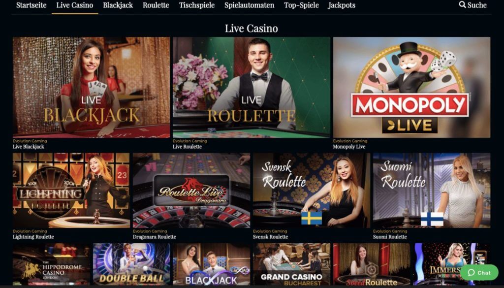 Premier Live Casino Blackjack