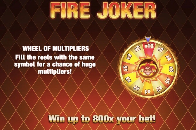 Fire Joker Bonus