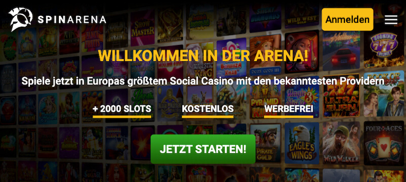 spinarena social casino