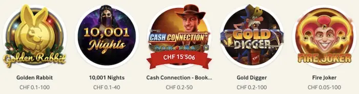 mycasino.ch slots