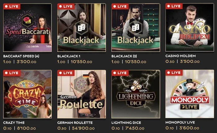 gamrfirst live casino