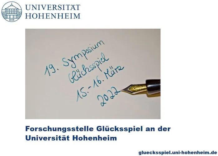 19. Symposium Glücksspiel 2022