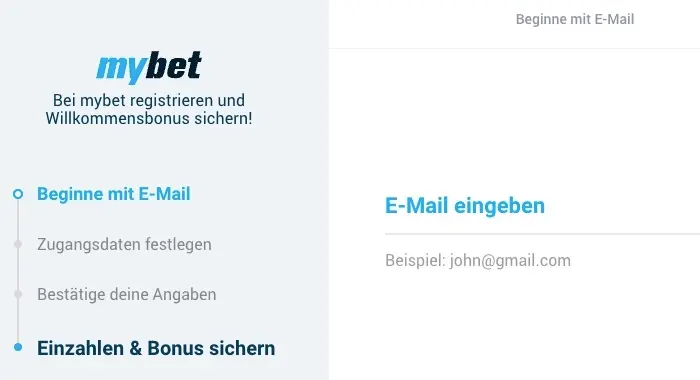 bei mybet registrieren