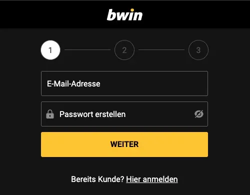 bei bwin anmelden